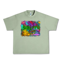 Oil Green colorful leopard background Urban Heavy Tee - RanaPortraitStore