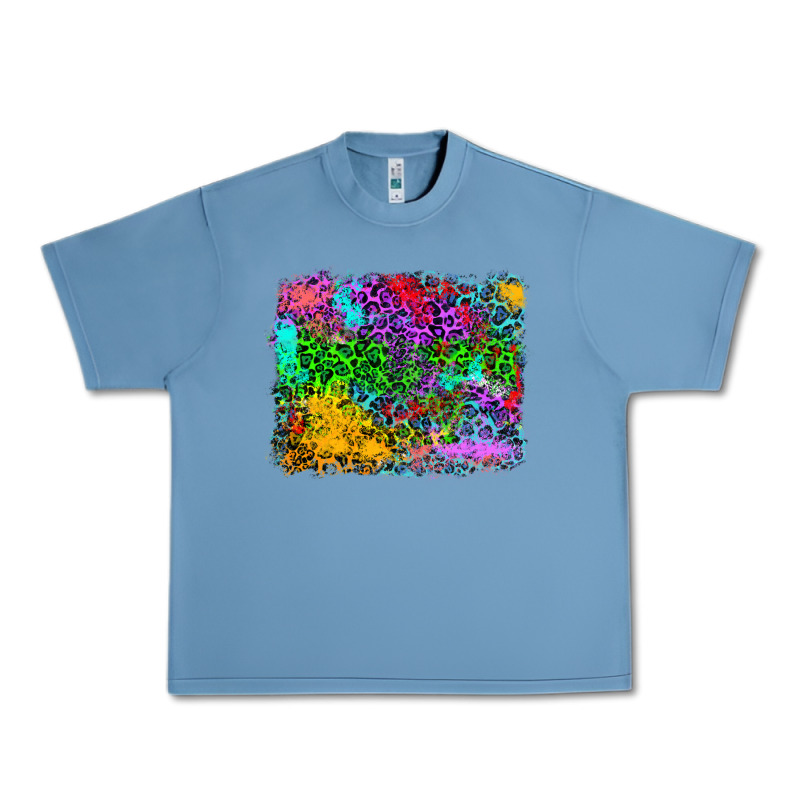 Colorful Leopard Background Urban Heavy Tee by RanaPortraitStore | Teevron