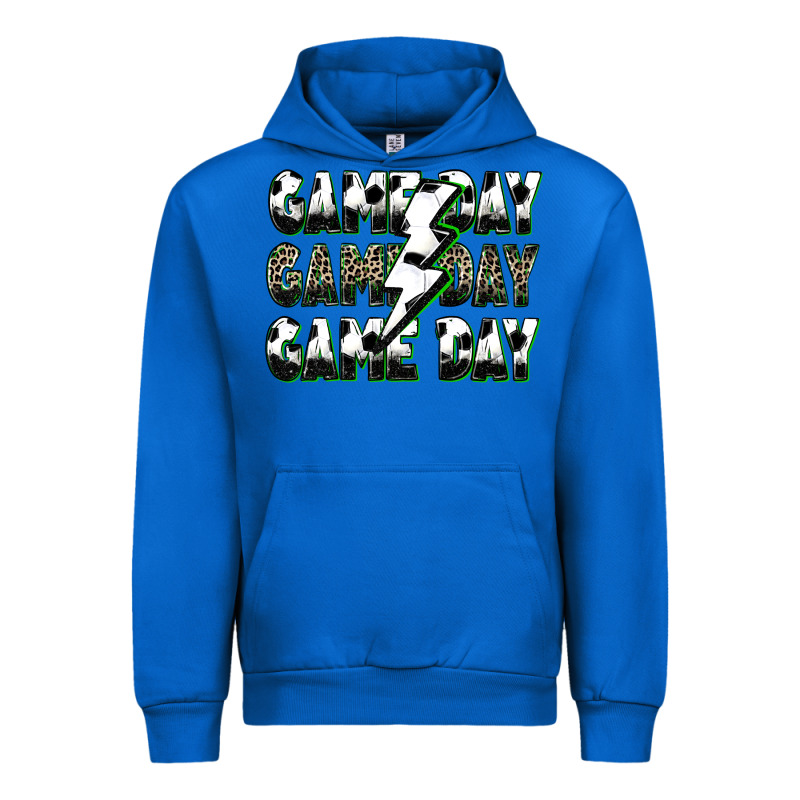 Game Day Game Day Soccer Lightning Bolt Urban Hoodie by Zillion Design Studio | Teevron