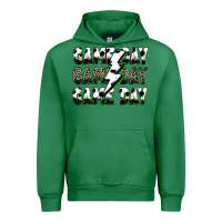 Emerald game day game day soccer lightning bolt Urban Hoodie - Zillion Design Studio