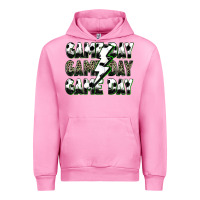 Fuchsia Pink game day game day soccer lightning bolt Urban Hoodie - Zillion Design Studio