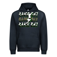 Navy game day game day soccer lightning bolt Urban Hoodie - Zillion Design Studio