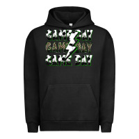 Pigment Black game day game day soccer lightning bolt Urban Hoodie - Zillion Design Studio
