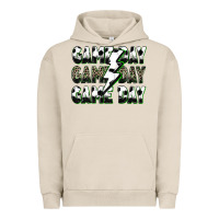 Pigment French Oak game day game day soccer lightning bolt Urban Hoodie - Zillion Design Studio