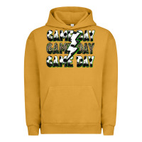 Pigment Peanut Butter game day game day soccer lightning bolt Urban Hoodie - Zillion Design Studio
