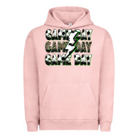Pigment Salmon game day game day soccer lightning bolt Urban Hoodie - Zillion Design Studio