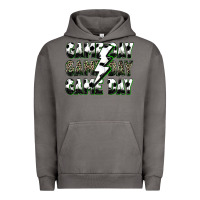 Pigment Tornado game day game day soccer lightning bolt Urban Hoodie - Zillion Design Studio