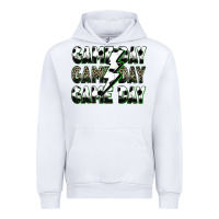 White game day game day soccer lightning bolt Urban Hoodie - Zillion Design Studio