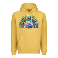 Antique Gold easter rainbow Premium Hoodie - RanaPortraitStore