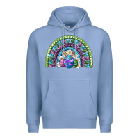 Colony Blue easter rainbow Premium Hoodie - RanaPortraitStore