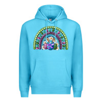 Ocean Blue easter rainbow Premium Hoodie - RanaPortraitStore