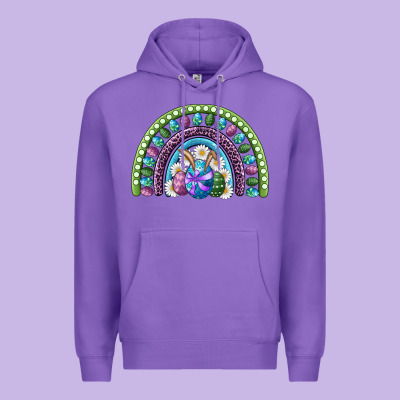 Easter Rainbow Premium Hoodie Designed By Ranaportraitstore