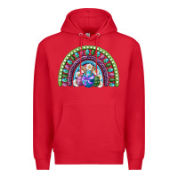 Red easter rainbow Premium Hoodie - RanaPortraitStore