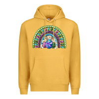 Mustard easter rainbow Premium Hoodie - RanaPortraitStore