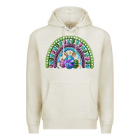 Oatmeal Heather easter rainbow Premium Hoodie - RanaPortraitStore