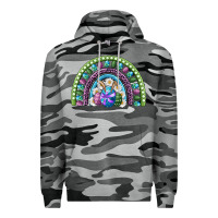 Slate Camo easter rainbow Premium Hoodie - RanaPortraitStore