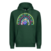 Sports Green easter rainbow Premium Hoodie - RanaPortraitStore