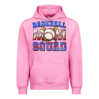 Fuchsia Pink baseball mom squad Urban Hoodie - texasbilliewilder