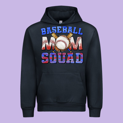Urban Hoodie baseball mom squad