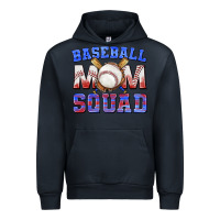 Navy baseball mom squad Urban Hoodie - texasbilliewilder