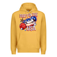 Mustard party in the usa billie wilder Premium Hoodie - texasbilliewilder