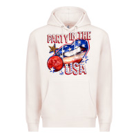 Pale Pink party in the usa billie wilder Premium Hoodie - texasbilliewilder