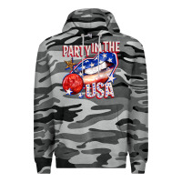 Slate Camo party in the usa billie wilder Premium Hoodie - texasbilliewilder