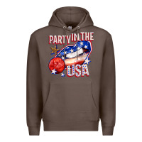 Coffee party in the usa billie wilder Premium Hoodie - texasbilliewilder
