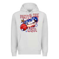 Dove Grey party in the usa billie wilder Premium Hoodie - texasbilliewilder