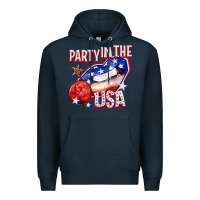 Navy party in the usa billie wilder Premium Hoodie - texasbilliewilder