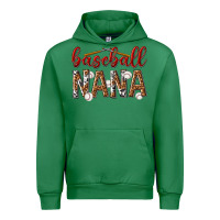 Emerald baseball nana with leopard Urban Hoodie - texasbilliewilder