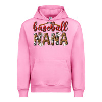 Fuchsia Pink baseball nana with leopard Urban Hoodie - texasbilliewilder