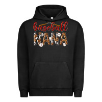 Pigment Black baseball nana with leopard Urban Hoodie - texasbilliewilder