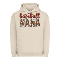 Pigment French Oak baseball nana with leopard Urban Hoodie - texasbilliewilder