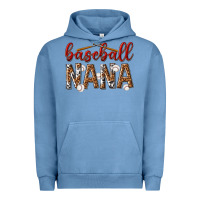 Baseball Nana With Leopard Urban Hoodie | Teevron