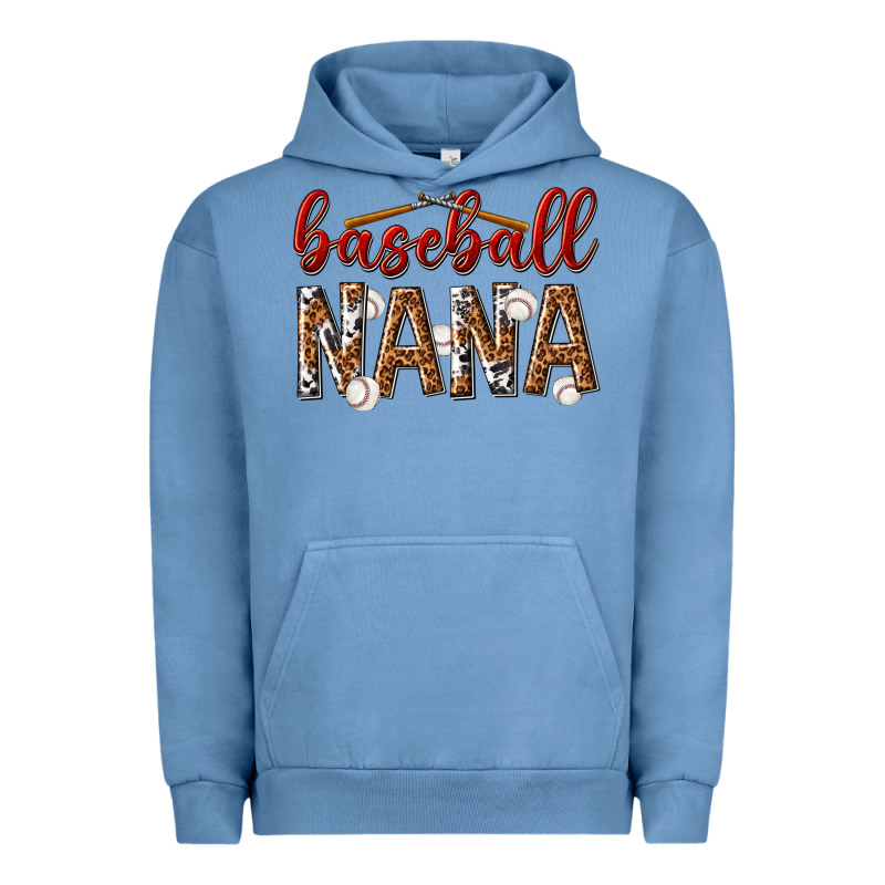 Baseball Nana With Leopard Urban Hoodie by texasbilliewilder | Teevron