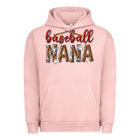 Pigment Salmon baseball nana with leopard Urban Hoodie - texasbilliewilder