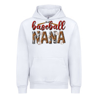 White baseball nana with leopard Urban Hoodie - texasbilliewilder