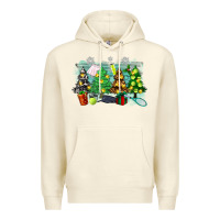 Sandshell christmas trees with tennis Premium Hoodie - Zillion Design Studio