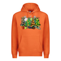 Carrot christmas trees with tennis Premium Hoodie - Zillion Design Studio