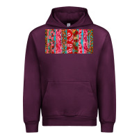 Mauve Wine Love brushstrokes xoxo leopard and turquoise Urban Hoodie - RanaPortraitStore