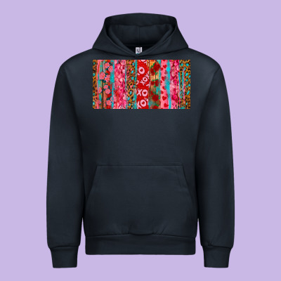 Urban Hoodie Love brushstrokes xoxo leopard and turquoise