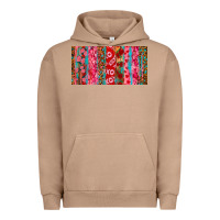 Pigment Burro Love brushstrokes xoxo leopard and turquoise Urban Hoodie - RanaPortraitStore