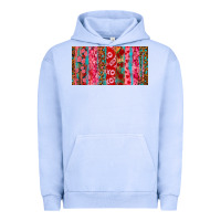 Pigment Grape Ice Love brushstrokes xoxo leopard and turquoise Urban Hoodie - RanaPortraitStore