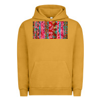 Pigment Peanut Butter Love brushstrokes xoxo leopard and turquoise Urban Hoodie - RanaPortraitStore