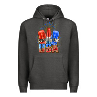 Charcoal Heather party in the usa popsicles billie wilder Premium Hoodie - texasbilliewilder