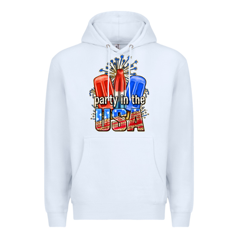 Party In The Usa Popsicles Billie Wilder Premium Hoodie by texasbilliewilder | Teevron