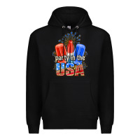 Black party in the usa popsicles billie wilder Premium Hoodie - texasbilliewilder