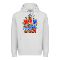 Dove Grey party in the usa popsicles billie wilder Premium Hoodie - texasbilliewilder