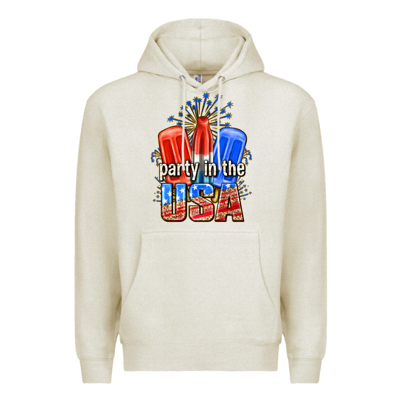 Party In The Usa Popsicles Billie Wilder Premium Hoodie by texasbilliewilder | Teevron